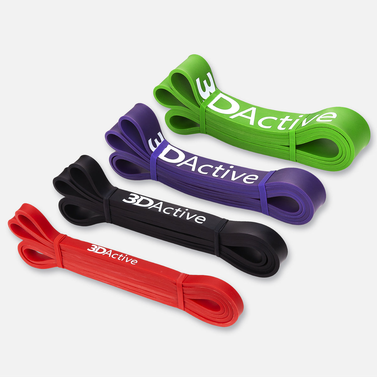 POWER RESISTANCE BAND SET (10 TO 125LBS)