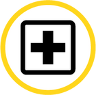 Icon of plus sign inside a square to indicate more items included