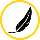 Icon of feather to indicate lightness