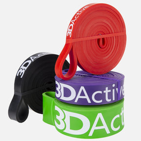 POWER RESISTANCE BAND SET (10 TO 125LBS)