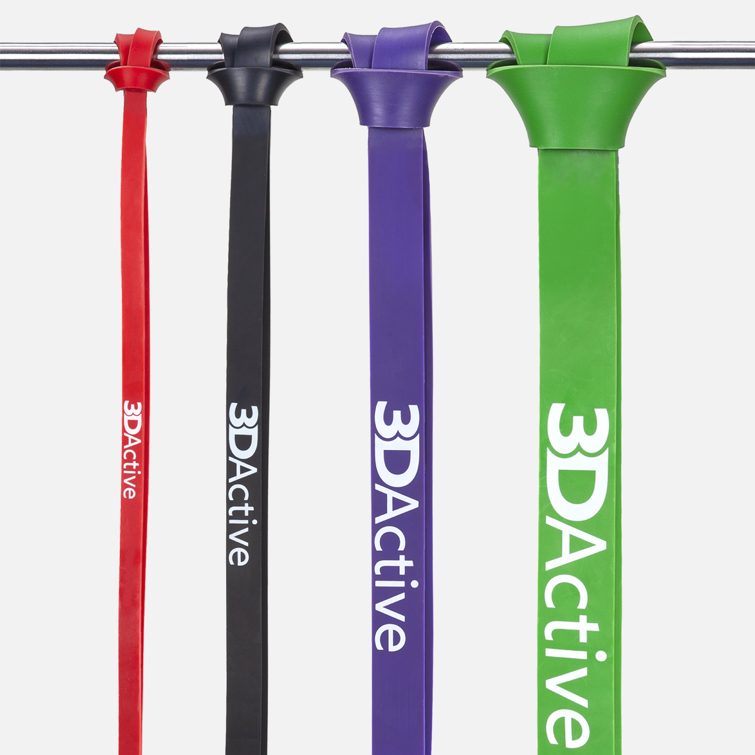 POWER RESISTANCE BAND SET (10 TO 125LBS)